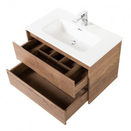 BelBagno Тумба с раковиной Kraft 100 подвесная Rovere tabacco