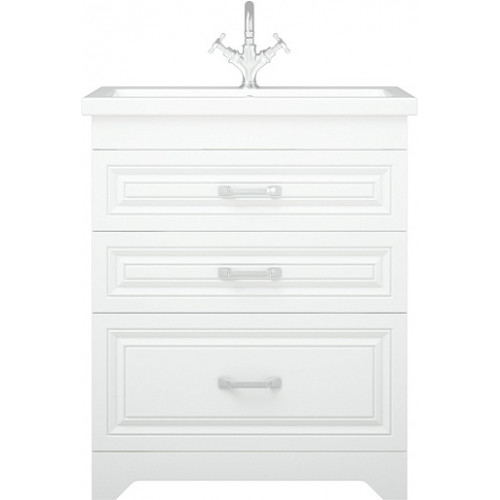 Corozo Тумба с раковиной Каролина 70 Z3 Фостер белая