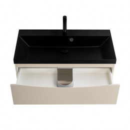 BelBagno Тумба с раковиной Marino 80 подвесная Crema Opaco