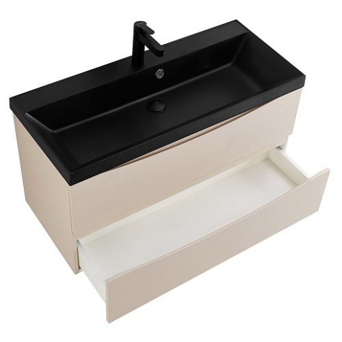 BelBagno Тумба с раковиной Marino 80 подвесная Crema Opaco