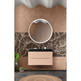 BelBagno Тумба с раковиной Marino 80 подвесная Crema Opaco
