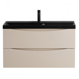 BelBagno Тумба с раковиной Marino 80 подвесная Crema Opaco