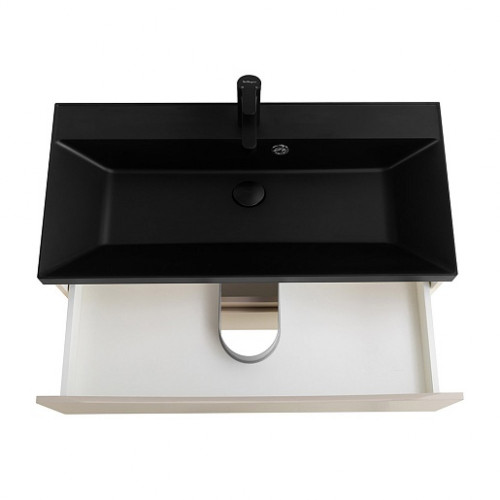 BelBagno Тумба с раковиной Marino 80 подвесная Crema Opaco