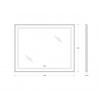 BelBagno Зеркало SPC-KRAFT-1000-800-LED-TCH-WARM