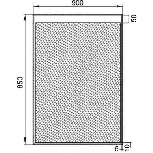 Aquanet Зеркало Алассио 90x85
