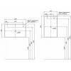 Aquanet Зеркало Оптима 120x75