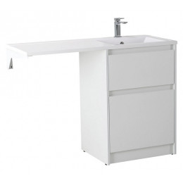 BelBagno Тумба с раковиной Kraft LVD 58 напольная Bianco Opaco под стиральную машину правосторонняя