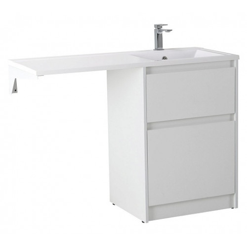BelBagno Тумба с раковиной Kraft LVD 58 напольная Bianco Opaco под стиральную машину правосторонняя