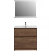 BelBagno Тумба с раковиной Kraft 80 напольная Rovere Tabacco