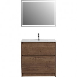 BelBagno Тумба с раковиной Kraft 80 напольная Rovere Tabacco