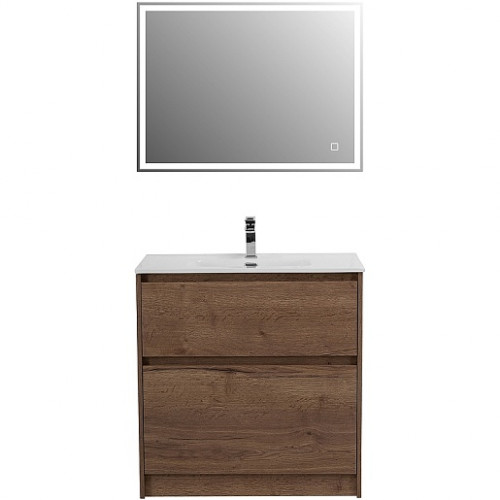 BelBagno Тумба с раковиной Kraft 80 напольная Rovere Tabacco