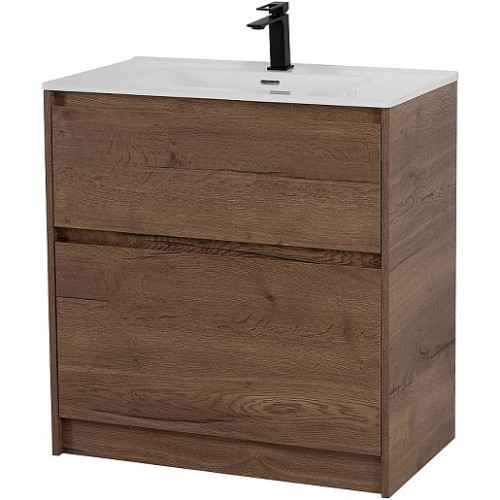 BelBagno Тумба с раковиной Kraft 80 напольная Rovere Tabacco