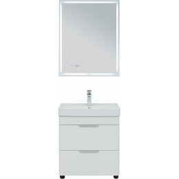 Aquanet Мебель для ванной Ирис New 60 белая глянцевая