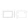 BelBagno Зеркало SPC-KRAFT-1200-800-SENS-NERO