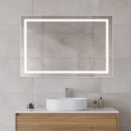BelBagno Зеркало SPC-KRAFT-1200-800-SENS-AL
