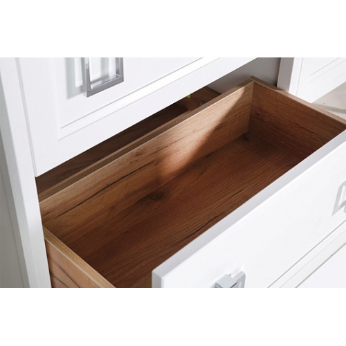ASB-Woodline Мебель для ванной Рома 80П белая