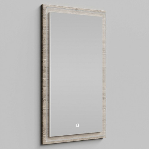 Водолей Зеркало Лайт 50 ореховый дубослив светлый