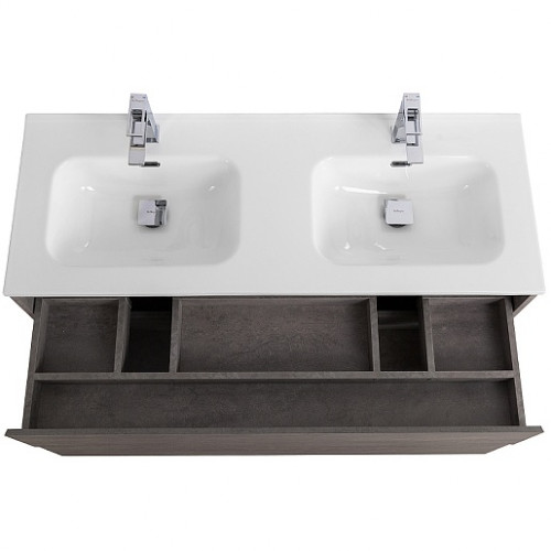 BelBagno Тумба с раковиной Kraft 120 подвесная Cemento Grigio