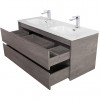 BelBagno Тумба с раковиной Kraft 120 подвесная Cemento Grigio