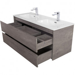 BelBagno Тумба с раковиной Kraft 120 подвесная Cemento Grigio