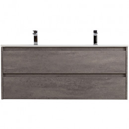 BelBagno Тумба с раковиной Kraft 120 подвесная Cemento Grigio