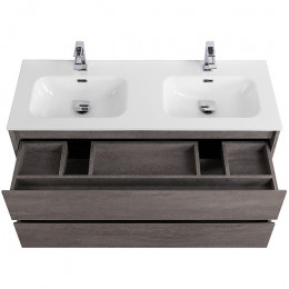 BelBagno Тумба с раковиной Kraft 120 подвесная Cemento Grigio
