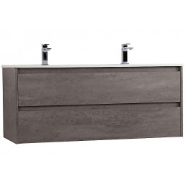 BelBagno Тумба с раковиной Kraft 120 подвесная Cemento Grigio