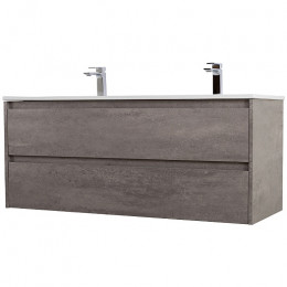 BelBagno Тумба с раковиной Kraft 120 подвесная Cemento Grigio