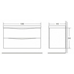 BelBagno Мебель для ванной MARINO 1000 Crema Opaco