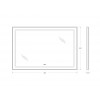 BelBagno Зеркало SPC-KRAFT-1200-800-LED-TCH-WARM