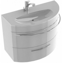 De Aqua Мебель для ванной Эскалада 100 L, зеркало Алюминиум