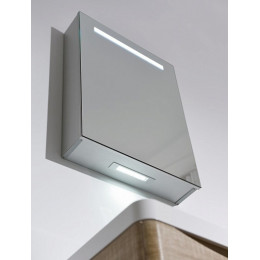 BelBagno Мебель для ванной PIRAMIDE 650 Bianco Lucido, зеркало-шкаф