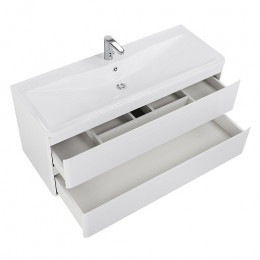 BelBagno Тумба с раковиной Albano 120 подвесная Bianco Lucido