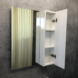 Comforty Зеркальный шкаф Неаполь 65 белый