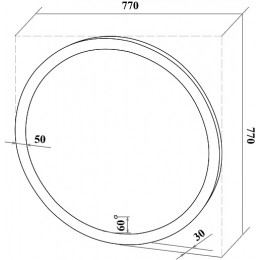 Runo Зеркало Руан D77