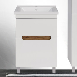 ASB-Mebel Тумба с раковиной Вита 60 белая