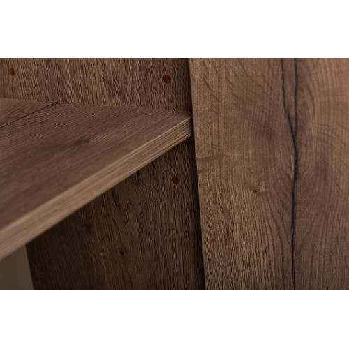 BelBagno Пенал для ванной Kraft 33/160 R Rovere Tabacco с открытой полкой
