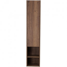 BelBagno Пенал для ванной Kraft 33/160 R Rovere Tabacco с открытой полкой