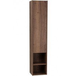 BelBagno Пенал для ванной Kraft 33/160 R Rovere Tabacco с открытой полкой