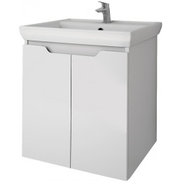Dreja Тумба с раковиной Q Plus (D) 55 белая