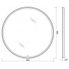 BelBagno Зеркало SPC-RNG-900-LED-TCH