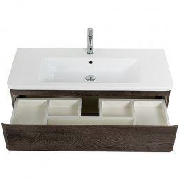 BelBagno Тумба с раковиной Albano-Cer 105 подвесная Rovere Nature Grigio