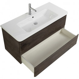 BelBagno Тумба с раковиной Albano-Cer 105 подвесная Rovere Nature Grigio