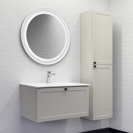 Comforty Зеркало Ереван 70 с бесконтактным выключателем белое матовое