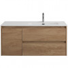 BelBagno Тумба с раковиной Kraft 100 R подвесная Rovere Nebrasca Nature
