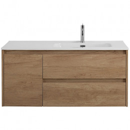 BelBagno Тумба с раковиной Kraft 100 R подвесная Rovere Nebrasca Nature