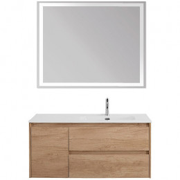 BelBagno Тумба с раковиной Kraft 100 R подвесная Rovere Nebrasca Nature