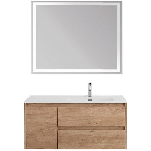 BelBagno Тумба с раковиной Kraft 100 R подвесная Rovere Nebrasca Nature