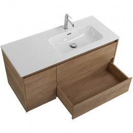 BelBagno Тумба с раковиной Kraft 100 R подвесная Rovere Nebrasca Nature