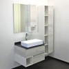 Comforty Тумба с раковиной Прага 75 подвесная дуб белый